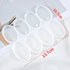 Round Oval Silicone Mold – DIY Epoxy Resin Mold for Jewelry Making, Pendants, Earrings & Keychain Accessories