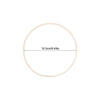 5Pcs Wooden Bamboo Hoops – DIY Dream Catcher Rings for Crafts, Wall Hanging, Wedding & Party Decorations