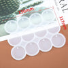 Round Oval Silicone Mold – DIY Epoxy Resin Mold for Jewelry Making, Pendants, Earrings & Keychain Accessories