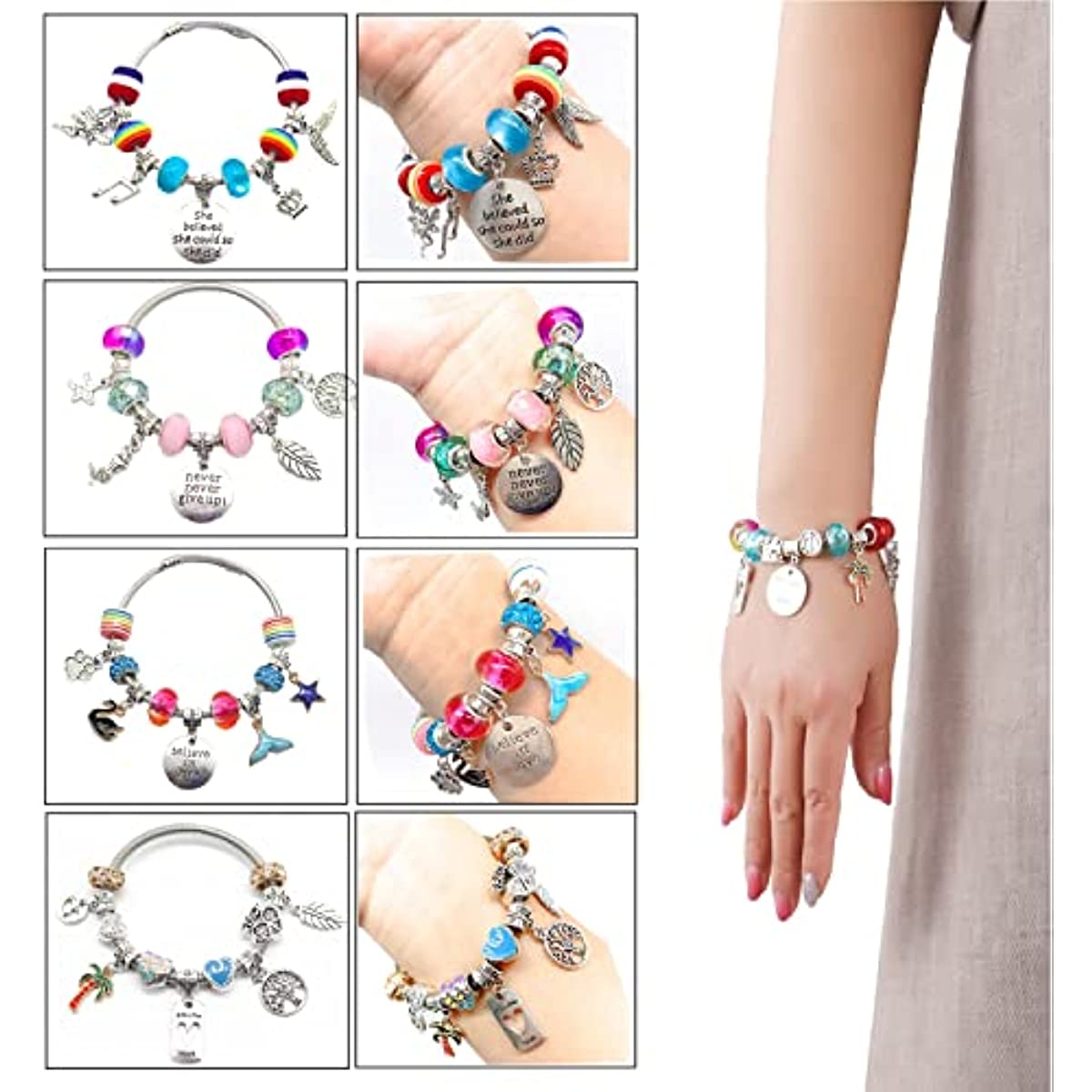 Unicorn & Mermaid Charm Bracelet Making Kit