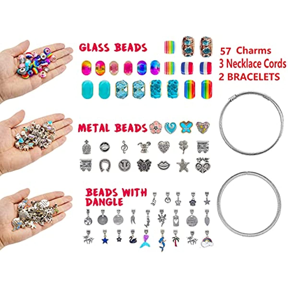 Unicorn & Mermaid Charm Bracelet Making Kit
