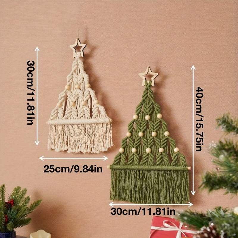 2pcs Woven Christmas Tree DIY Craft Kit