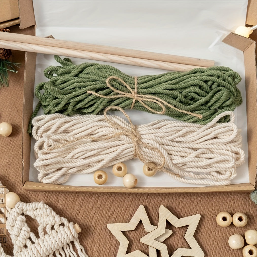 2pcs Woven Christmas Tree DIY Craft Kit