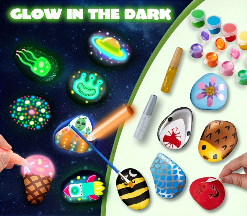 Glow in the Dark Rock Painting Kit