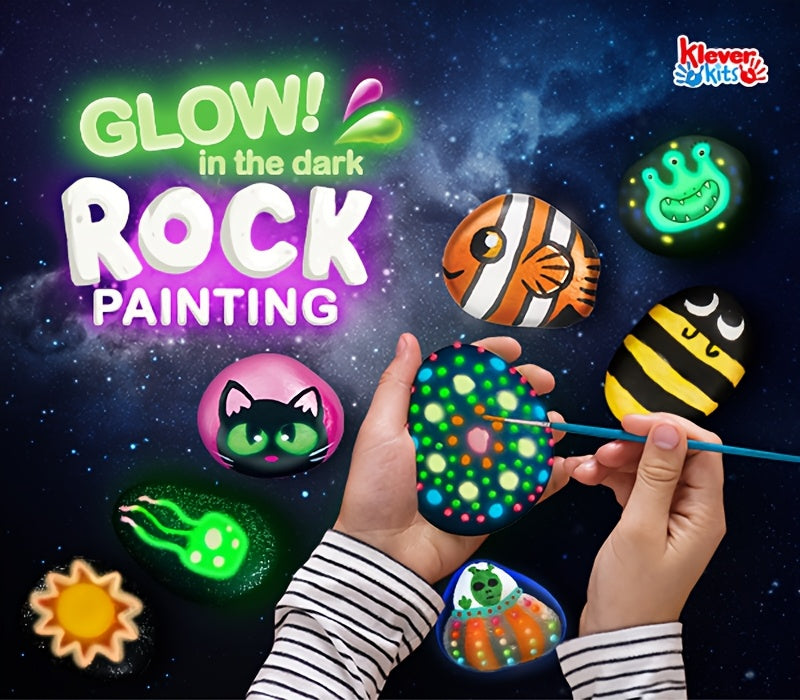Glow in the Dark Rock Painting Kit
