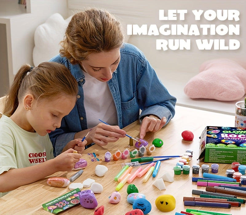 Glow in the Dark Rock Painting Kit