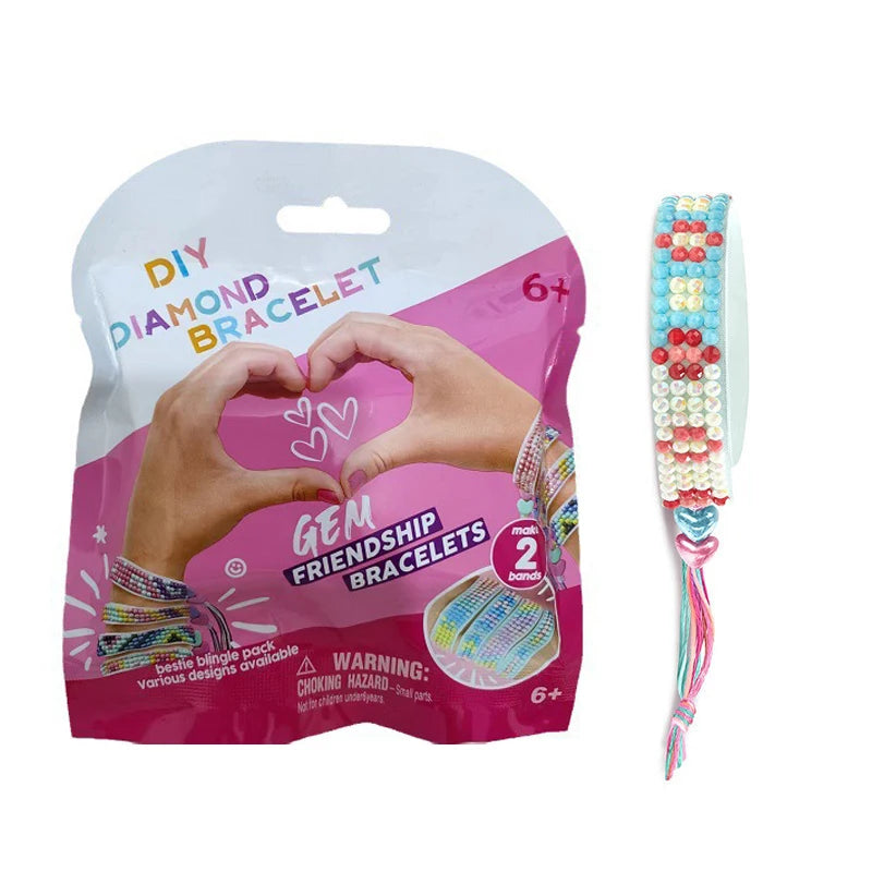 2/5/8Pcs Creative DIY Diamond Painting Wristband