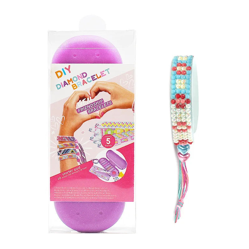 2/5/8Pcs Creative DIY Diamond Painting Wristband