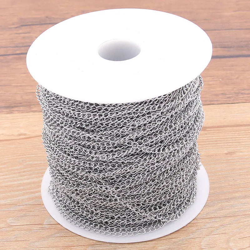 5M Stainless Steel Necklace Tail Chains (3 Sizes)