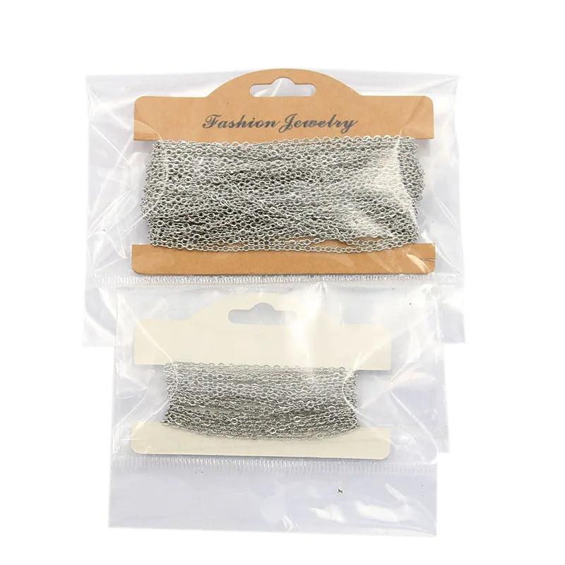 5M Stainless Steel Necklace Tail Chains (3 Sizes)