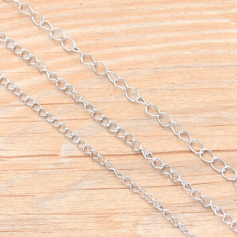 5M Stainless Steel Necklace Tail Chains (3 Sizes)