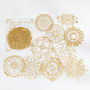 10pcs Bronzing Lace Hollow Scrapbook Craft Paper