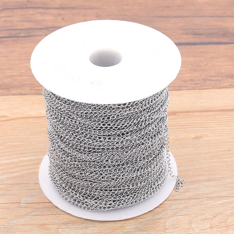 5M Stainless Steel Necklace Tail Chains (3 Sizes)