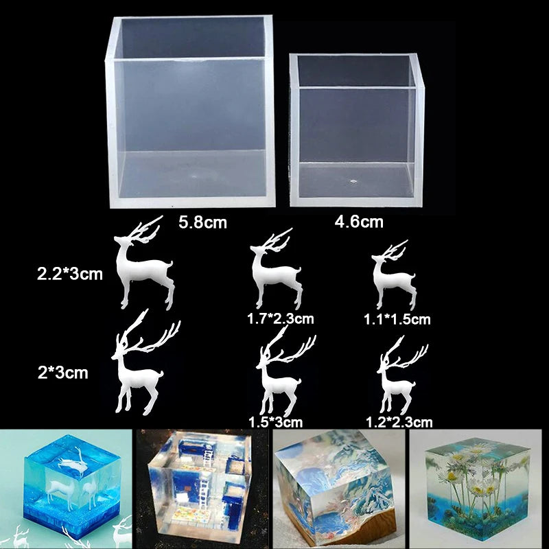 16 Styles Epoxy Resin Casting Molds Set