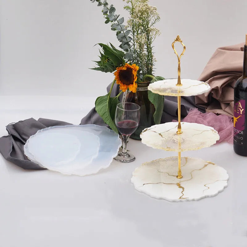 DIY Three-Layer Fruit & Tea Plate Silicone Mold