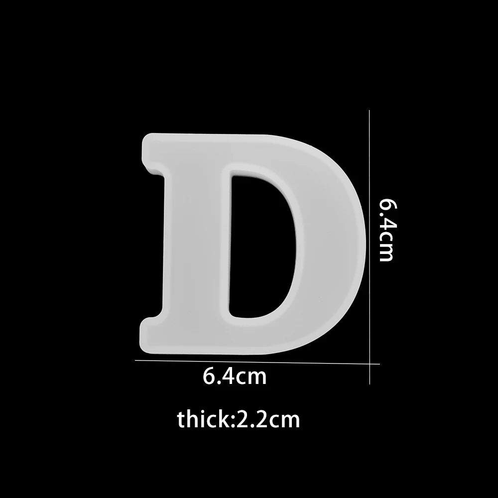 3D Alphabet Silicone Mold