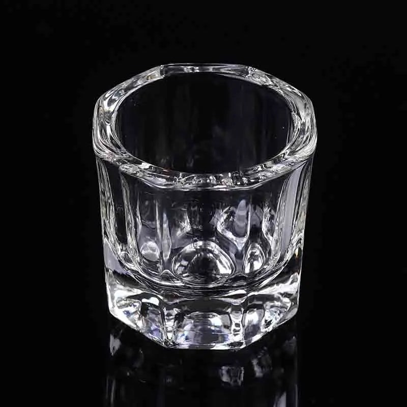1PC Crystal Glass Dappen Dish with Lid