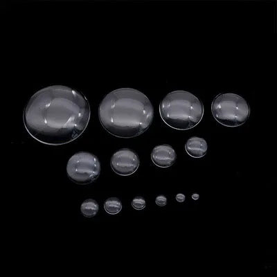 Aclovex Round Flat Back Glass Cabochons