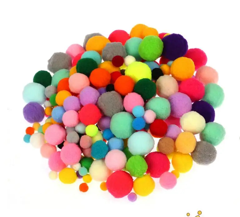 Plush Sticks, Pompoms & Googly Eyes Craft Set