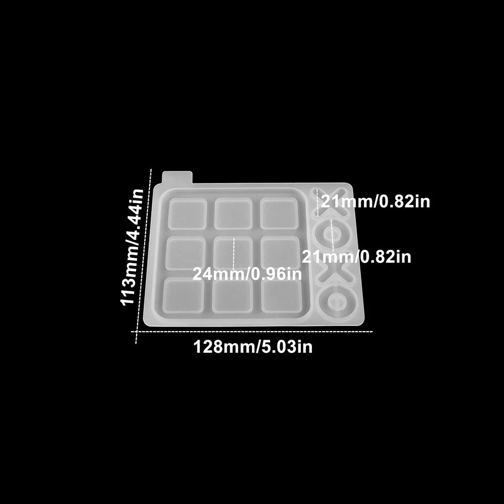 Tic Tac Toe Silicone Mold