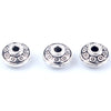 50pcs Gold Rhinestone Spacer Beads for Jewelry DIY