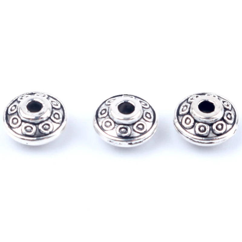 50pcs Gold Rhinestone Spacer Beads for Jewelry DIY