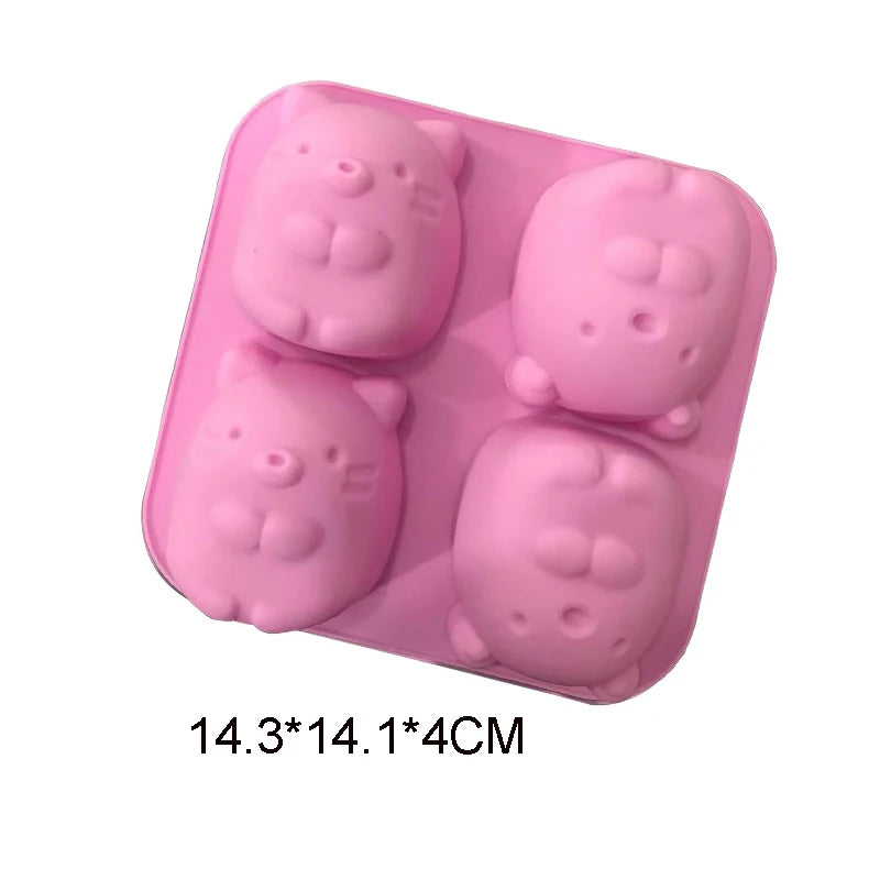 Cartoon Animal Silicone Mold
