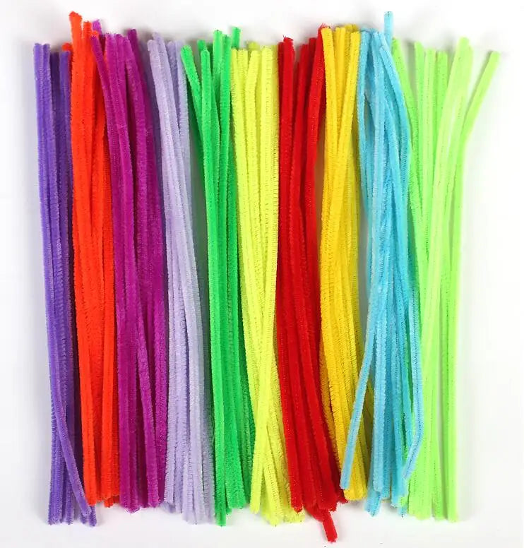 Plush Sticks, Pompoms & Googly Eyes Craft Set