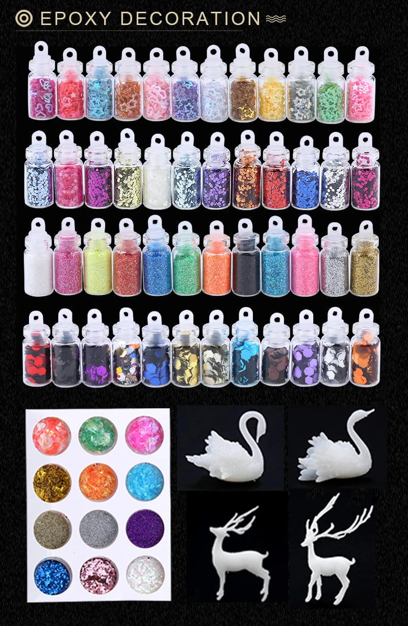 16 Styles Epoxy Resin Casting Molds Set