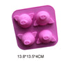 Cartoon Animal Silicone Mold – Stitch, Bear, Mouse, Cat, Pig, Duck Chocolate & Soap Mould for Baking, Resin, Cake Decorating
