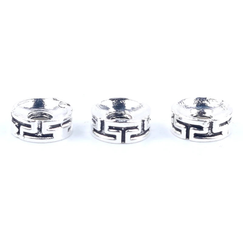 50pcs Gold Rhinestone Spacer Beads for Jewelry DIY