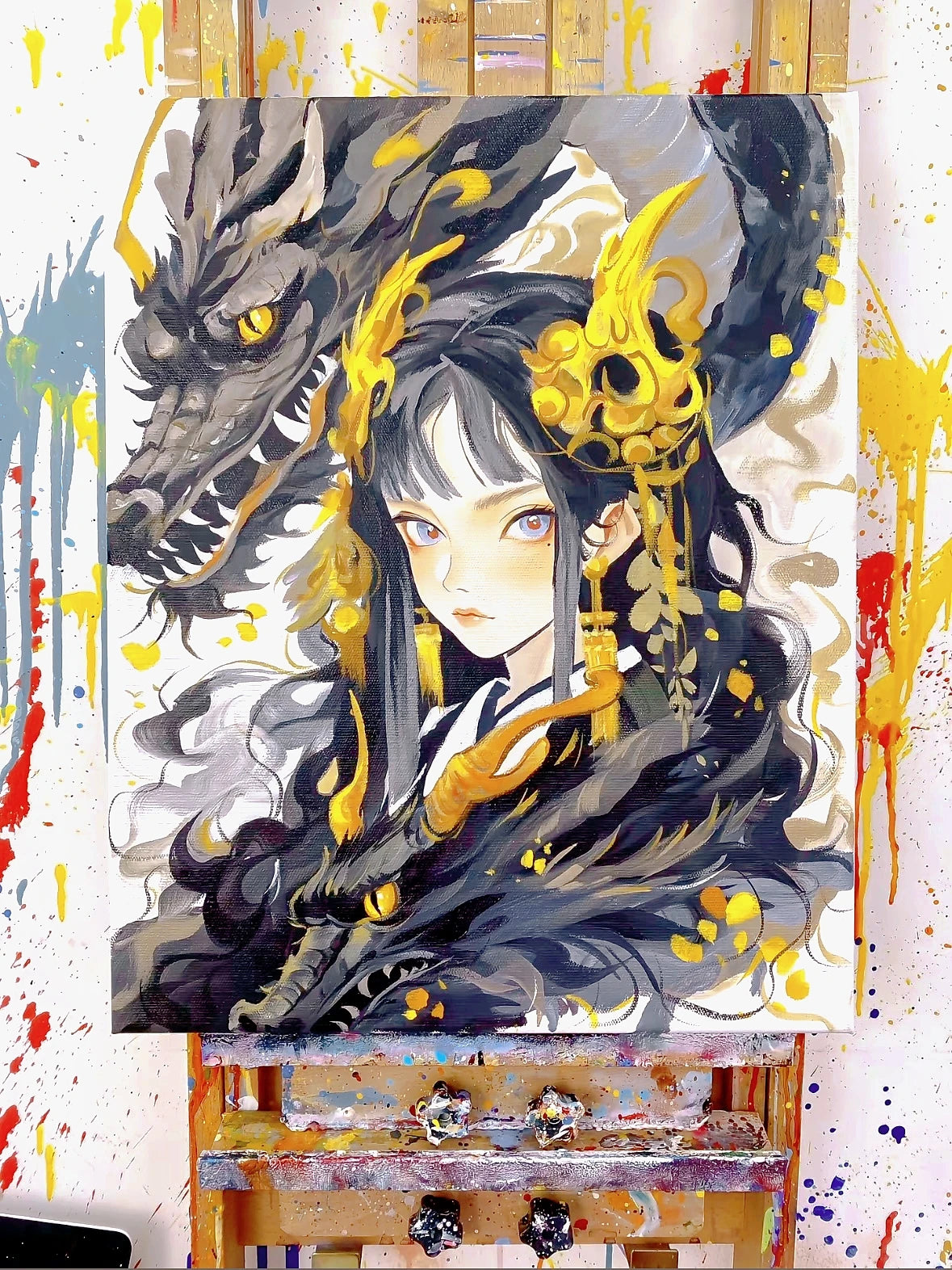 60ml Metallic Acrylic Paint Pigments