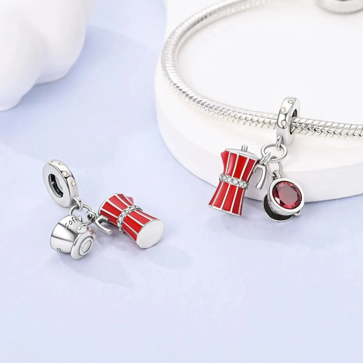MULA 1PC Silver Plated Charms