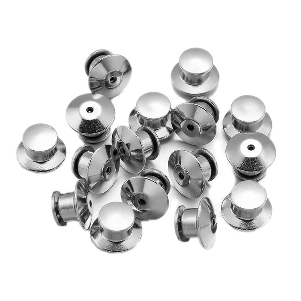 10/30/50pcs Safety Brooch Lock Metal Pin Backs