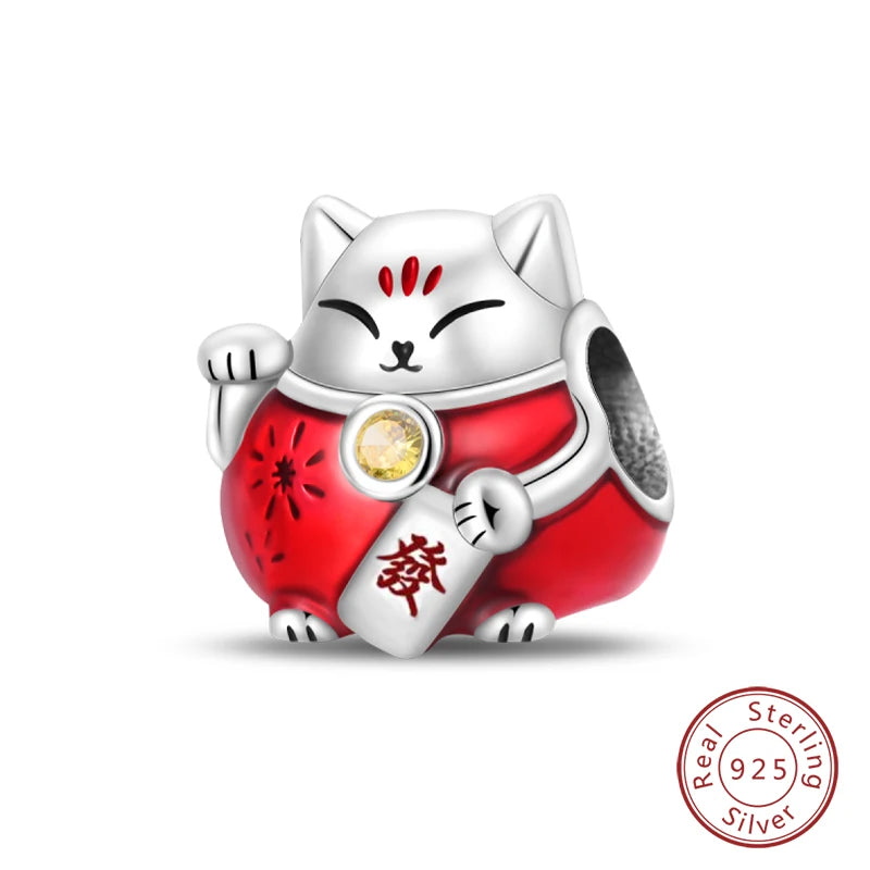 S925 Silver Luminous Firefly & Star Charms (3mm)