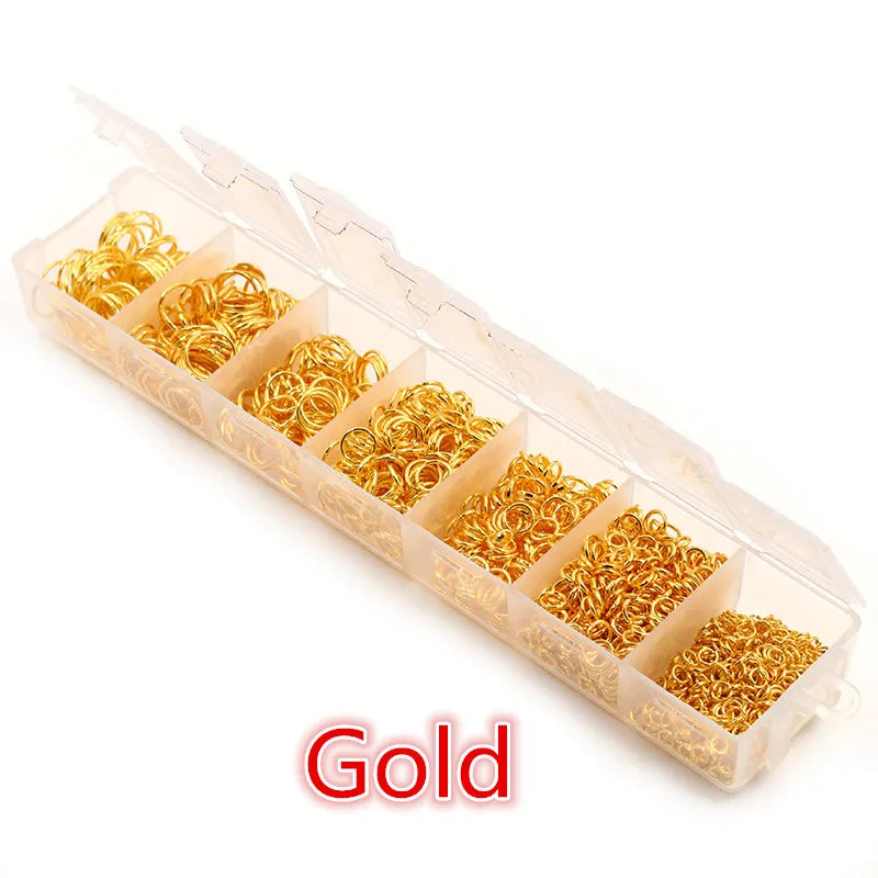 Jump Rings Set (3–10mm, 8 Colors) for Jewelry Making