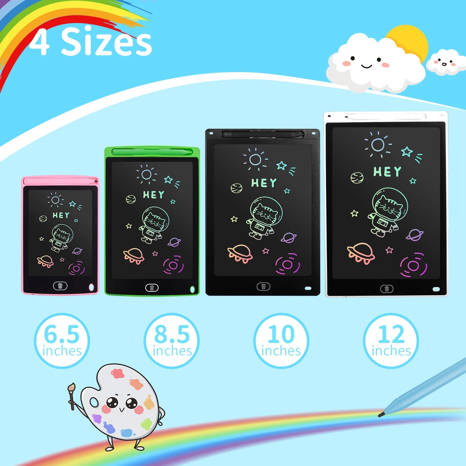 6.5-Inch LCD Writing Tablet – Erasable Drawing & Handwriting Pad for Kids