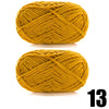 2pcs x 50g Soft Chenille Velvet Yarn – Thick Plush Knitting Wool for DIY Scarves, Hats, Blankets & Craft Projects