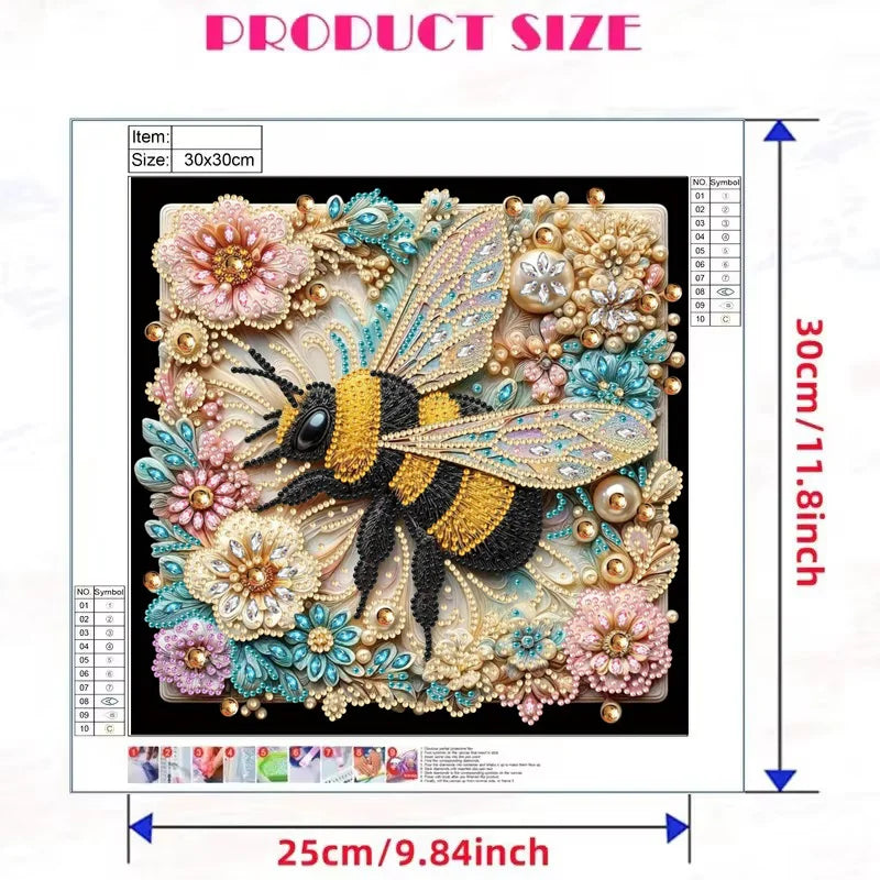RUOPOTY Bee Special Shape Diamond Painting Kit (Full Drill)