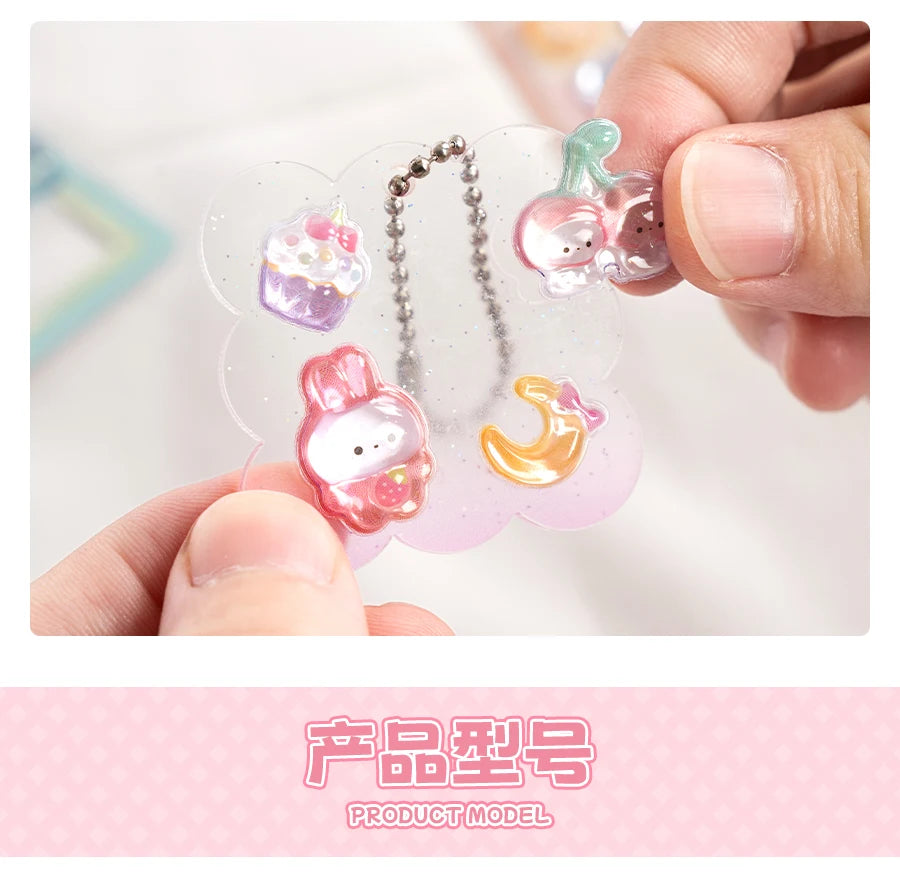 Sweet Fruit & Ice Cream 3D Relief Stickers