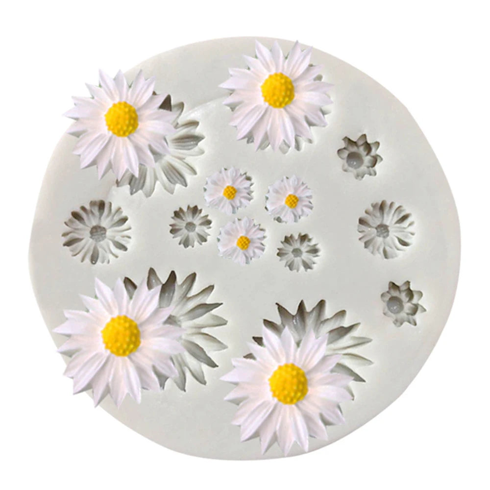 1PC Small Daisy Sunflower Silicone Mold
