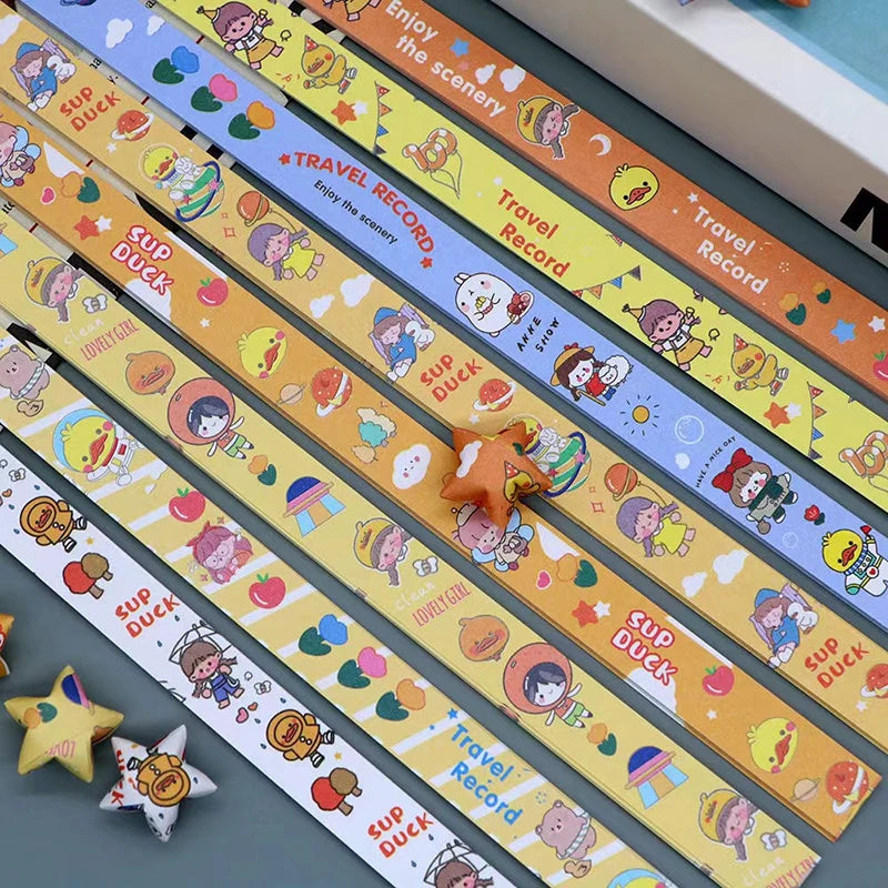 540 Sheets Lucky Star Origami Paper Strips