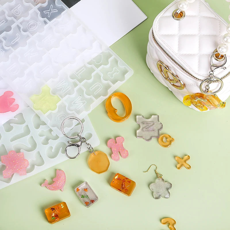 Alphabet Keychain Molds