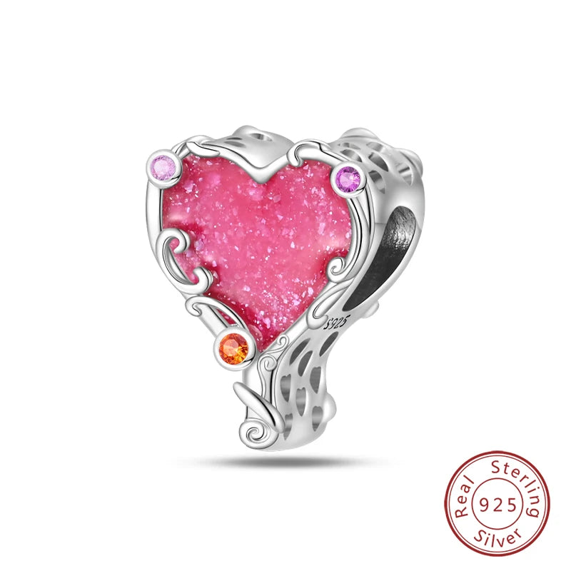 S925 Silver Luminous Firefly & Star Charms (3mm)