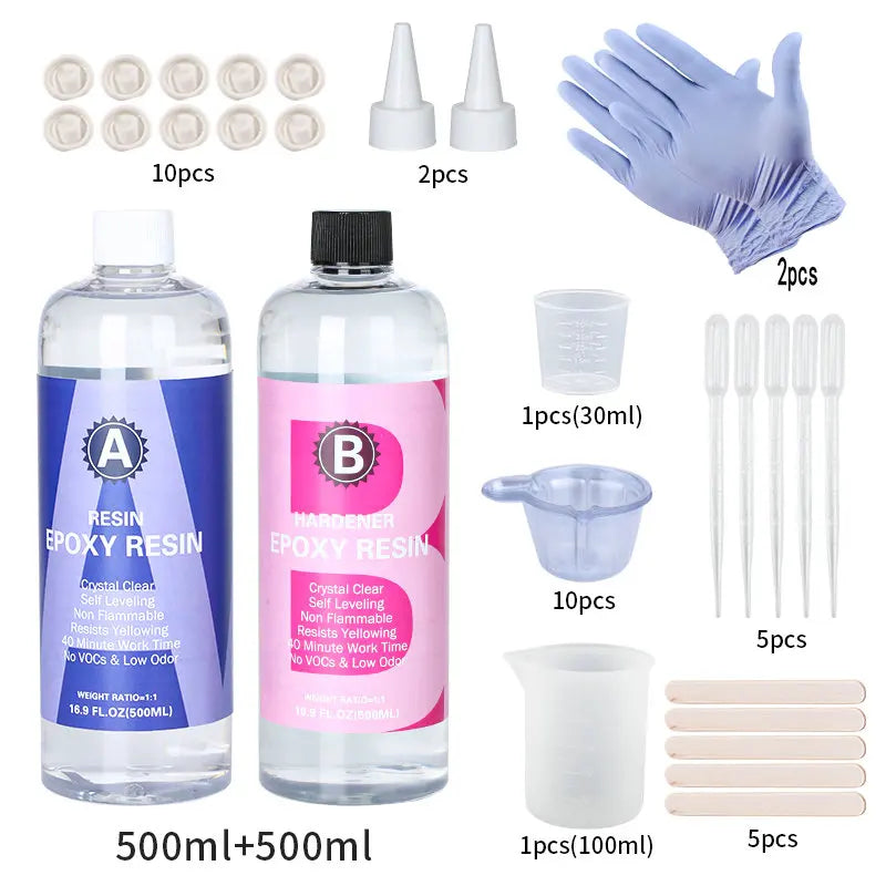 1:1 Crystal Clear Epoxy Resin Kit