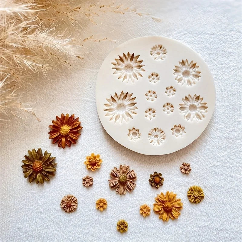1pc 3D Flower Silicone Mold