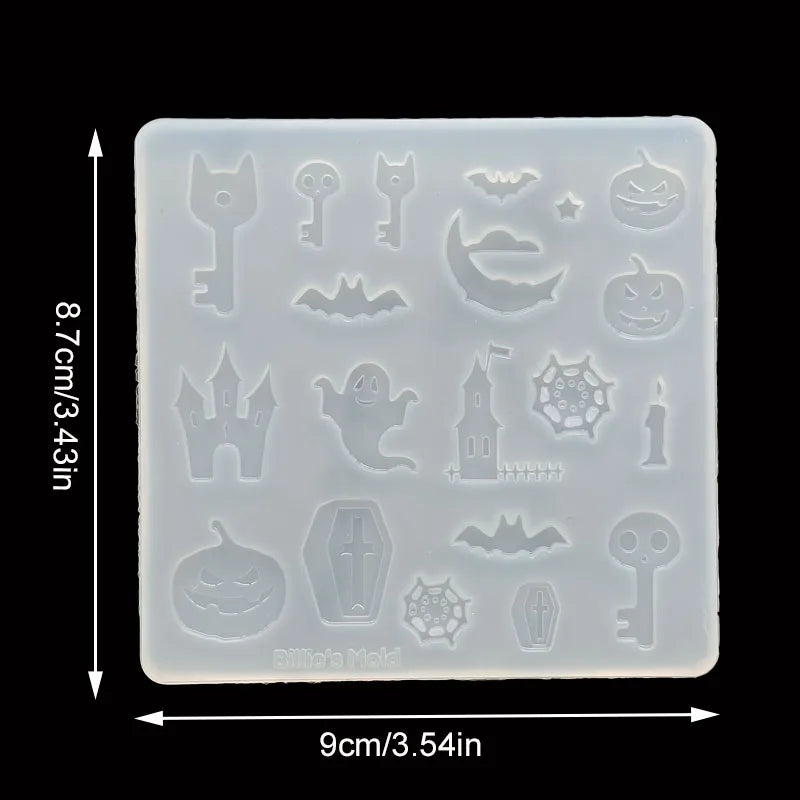 DIY Halloween Coffin-Shaped Silicone Resin Mold