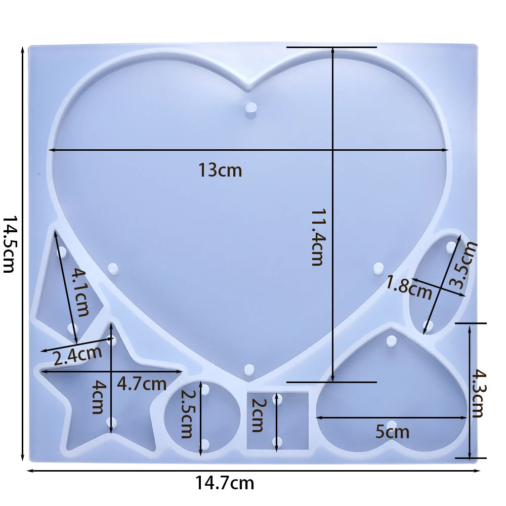 Earring & Pendant Silicone Mold