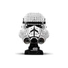 75328 TIE Fighter Pilot Helmet MOC – Space Wars Building Blocks Model Kit, Educational Architecture Assembly Toy Gift
