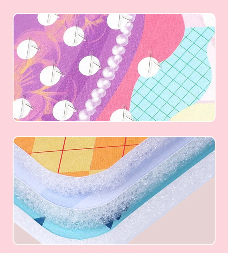 Puzzle Puncture Painting Card Set for Kids